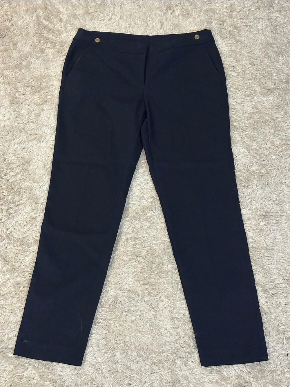 Anne Klein Navy Women's Dress Pants - 6